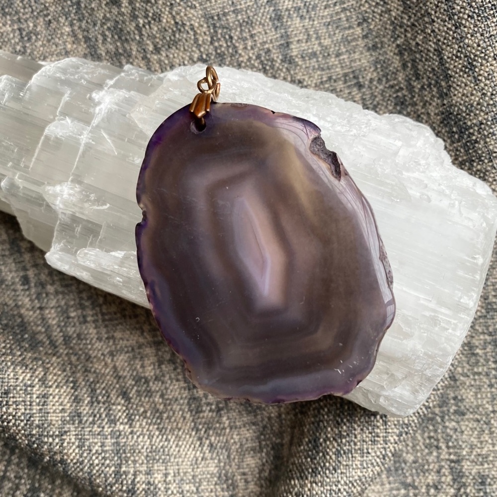Agate pendant ✨